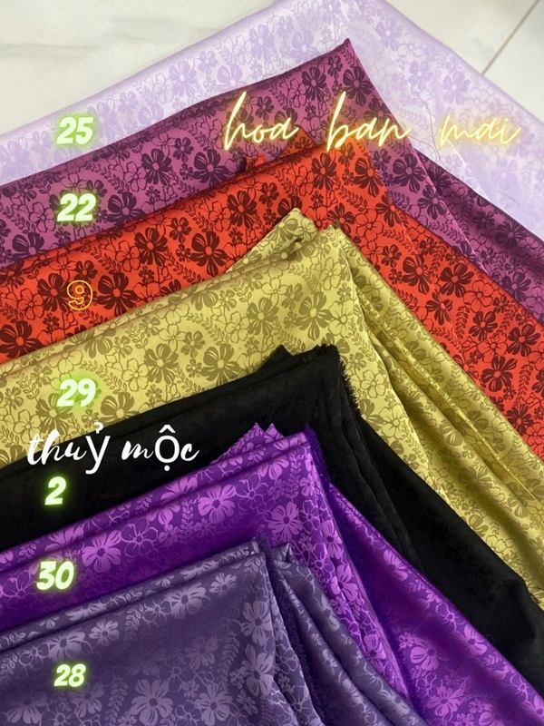 vải áo dài đẹp