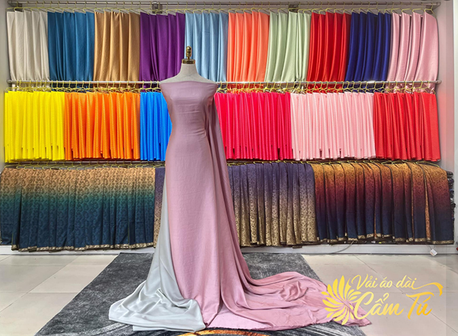 vải áo dài cao cấp